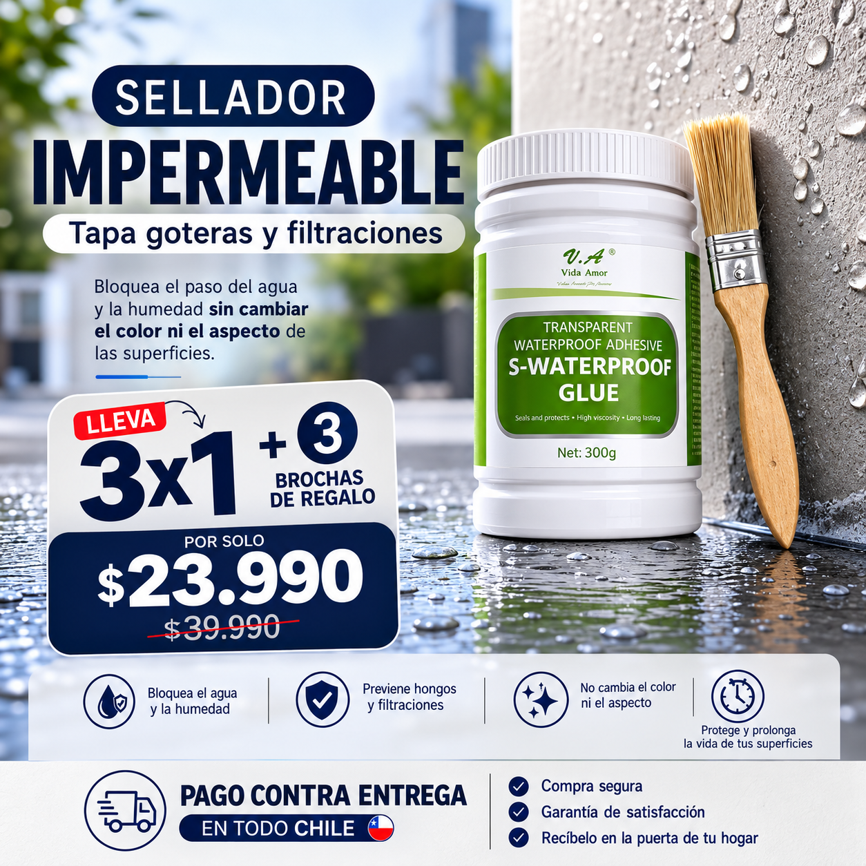Waterproof ™ Pro - Sellador Impermeable