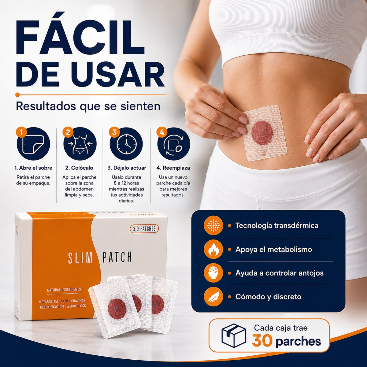 SlimPatch Sculpt 3x1™ – Parche Adelgazante
