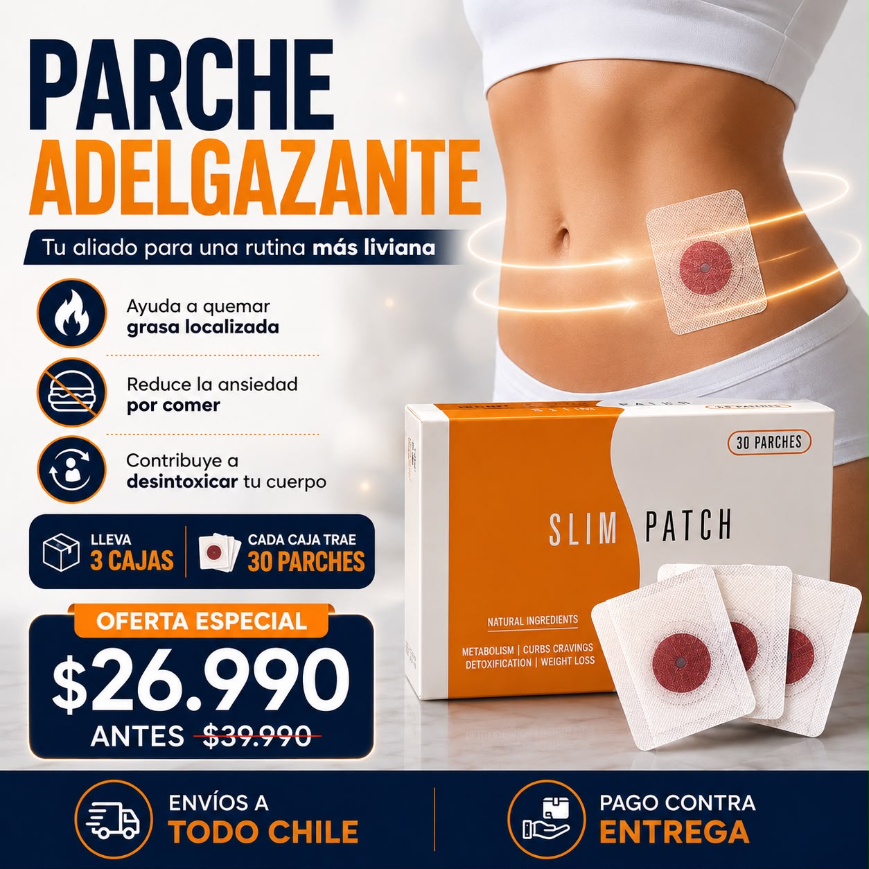 SlimPatch Sculpt 3x1™ – Parche Adelgazante